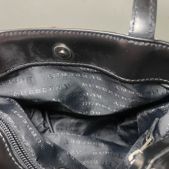 Authentic BURBERRY nova check small tote made in italy - Picture 12 of 16